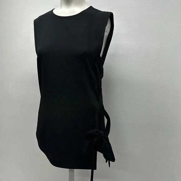 Derek Lam Tops - Derek Lam 10 Crosby Tank Top Sleeveless Shirt Blouse Braided Side Black Size 6